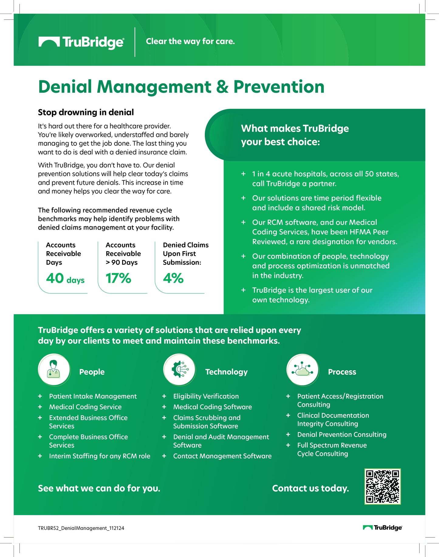 Denials Solution Sheet