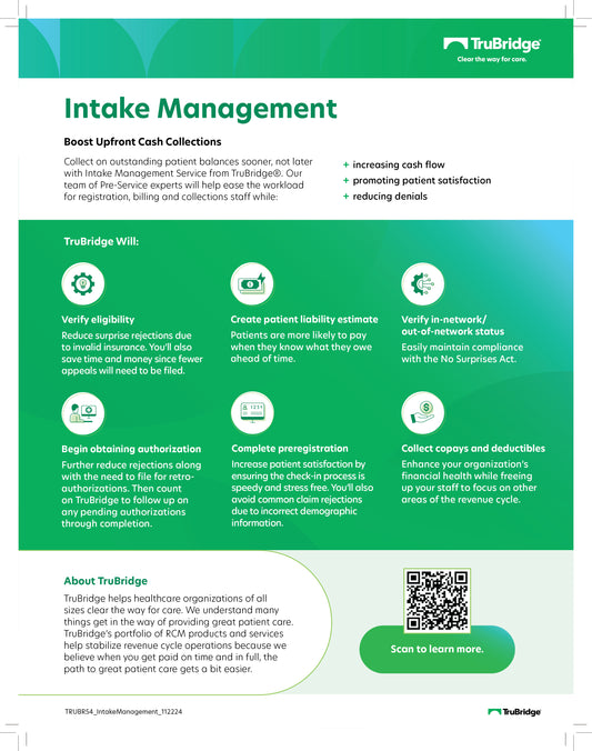 Intake Management