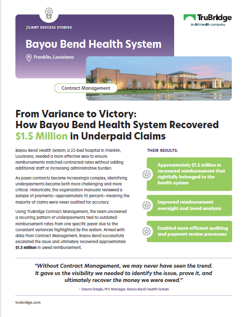 Bayou Bend Case Study – Contract Management