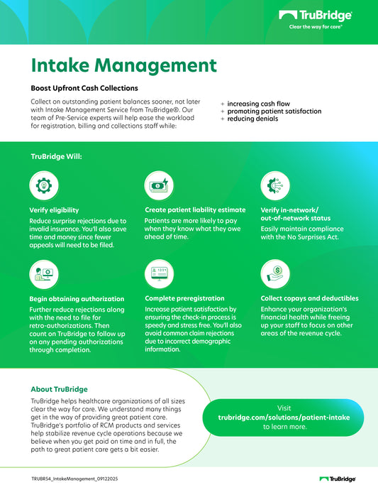 Intake Management