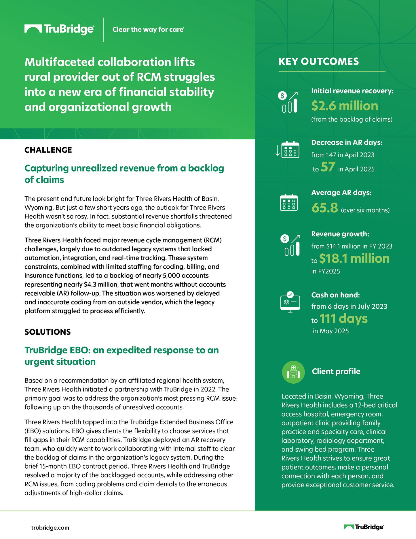Three Rivers Health Case Study