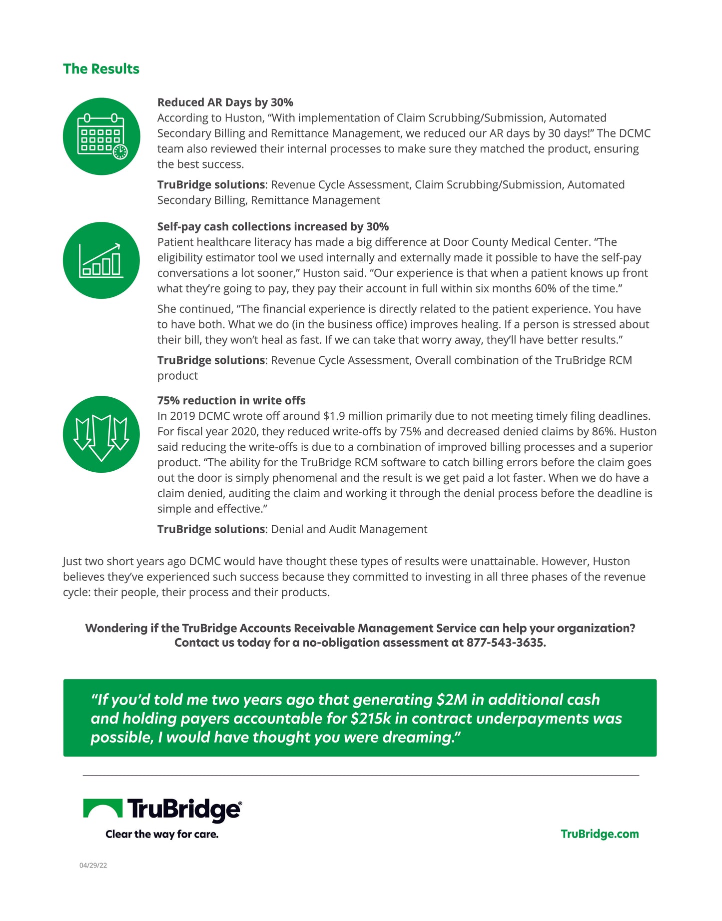 Revenue Cycle Management - Door County Medical Center